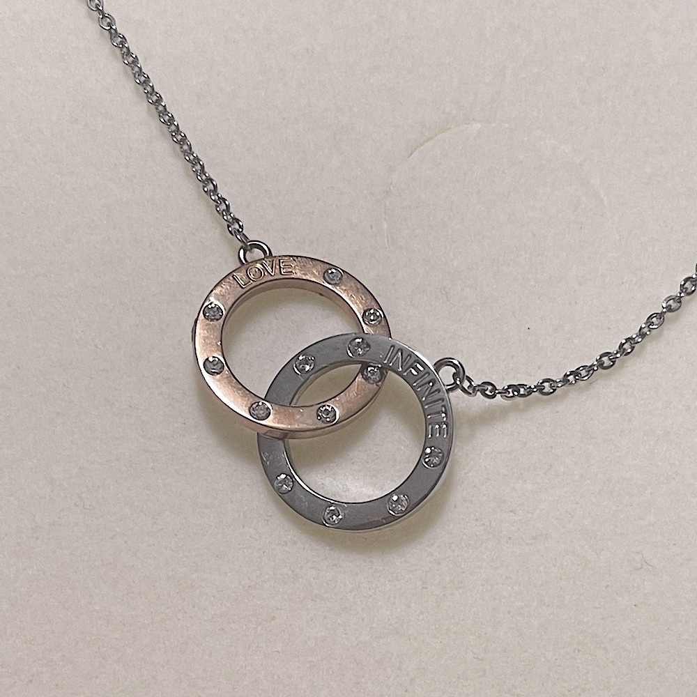 Brosway Romeo & Juliet Necklace with Clear Swarovski® Crystals